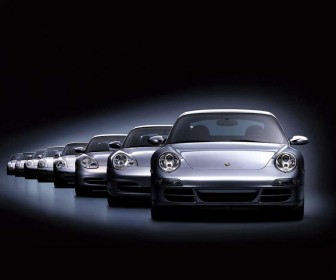 911 Carrera Front View Multiple Wallpaper