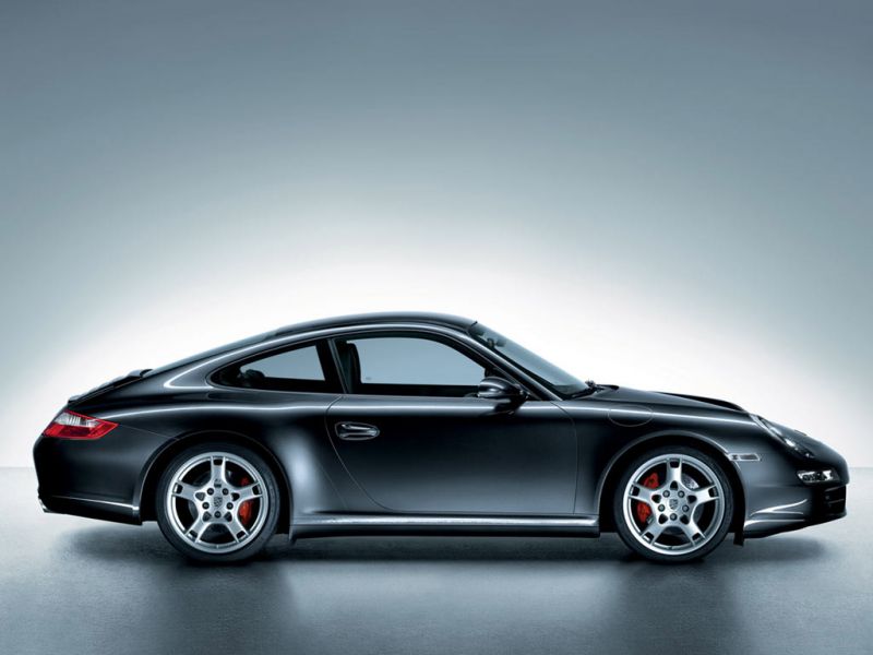 911 Carrera Gray Side View Wallpaper 800x600