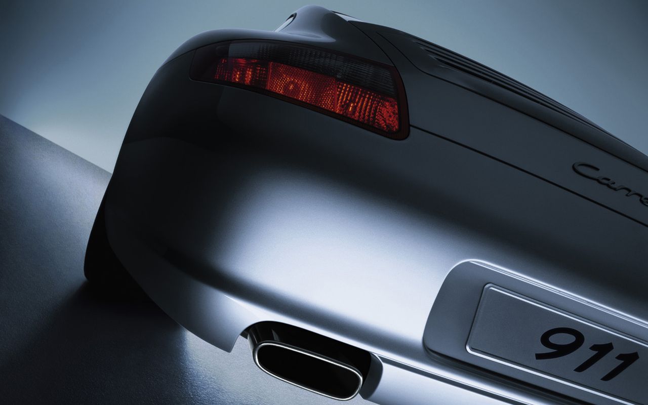 911 Carrera Rear Closeup Wallpaper 1280x800