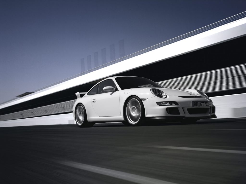 911 Gt3 Side Low Angle Race Track Wallpaper 1024x768