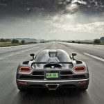 Agera R Rear View Driving Wallpaper