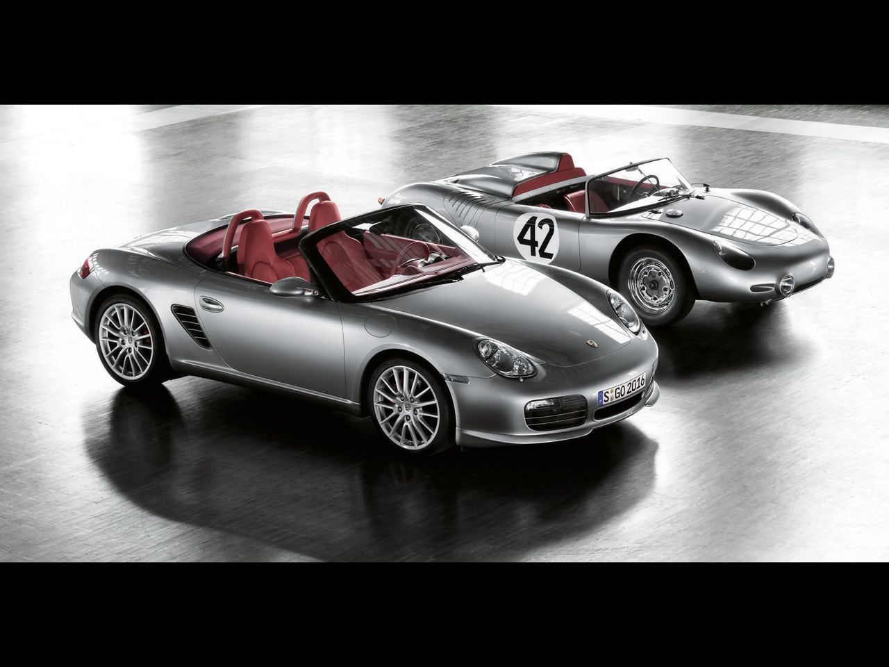 Boxster Convertible Old And New Wallpaper 1280x960