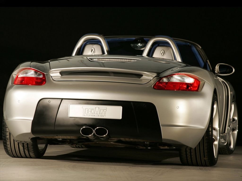 Boxster Rear View Wallpaper 1024x768