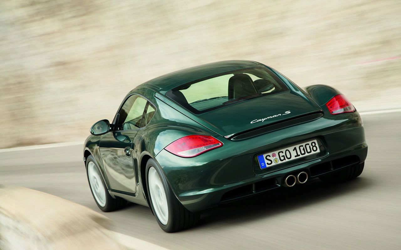 Cayman S Rear Angle Wallpaper 1280x800