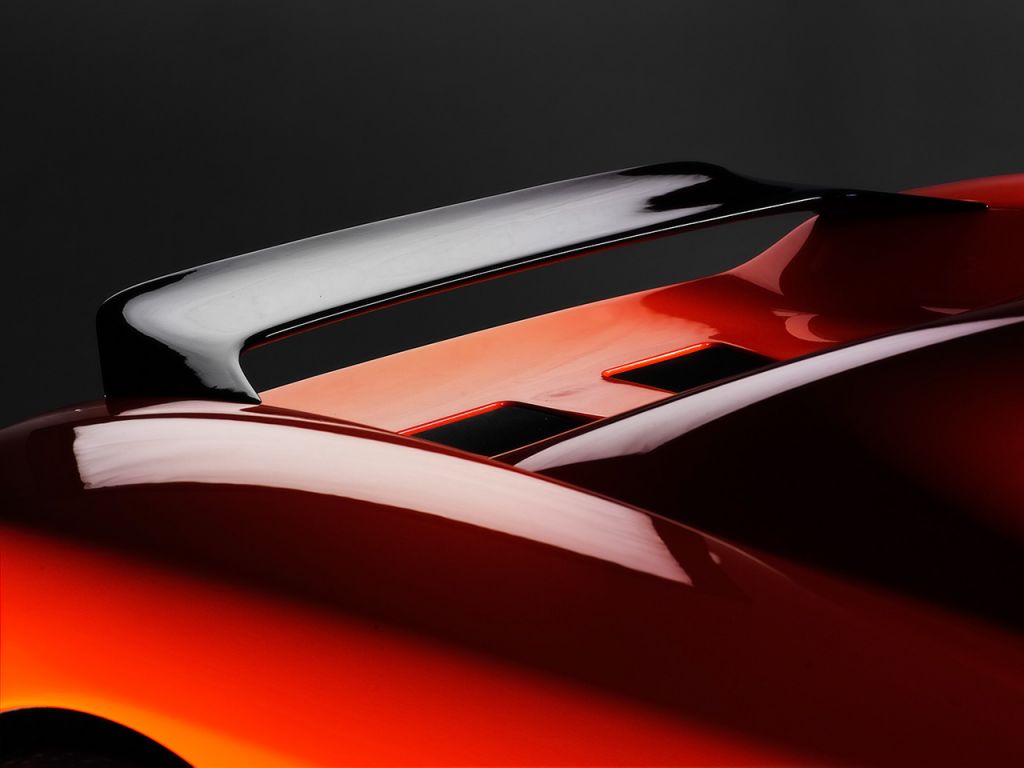 Ccx Rear Spoiler Closeup Wallpaper 1024x768