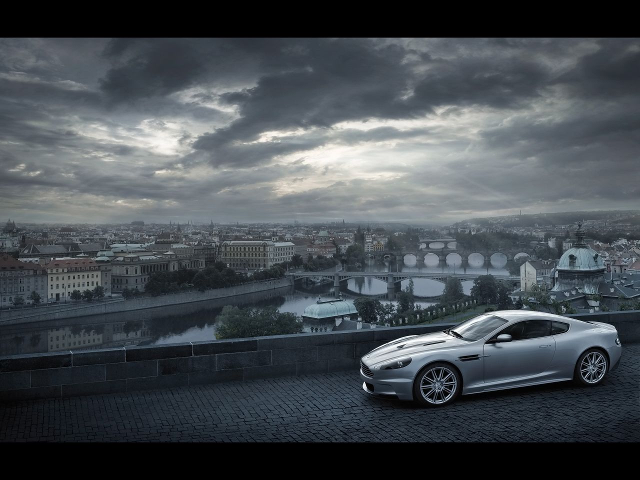 Dbs Side View City Background Wallpaper 1280x960