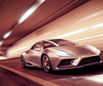 Elan Concept Driving Tunnel Wallpaper