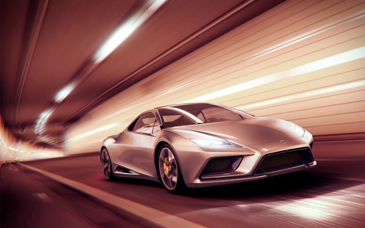 Elan Concept Driving Tunnel Wallpaper 1280x800