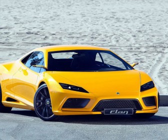 Elan Concept Yellow Front Angle Wallpaper