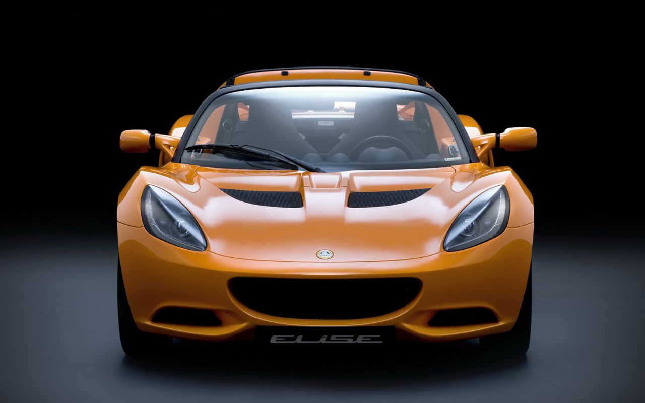 Elise Orange Front View Wallpaper 1280x800