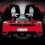 Enzo Rear View Doors Open Wallpaper