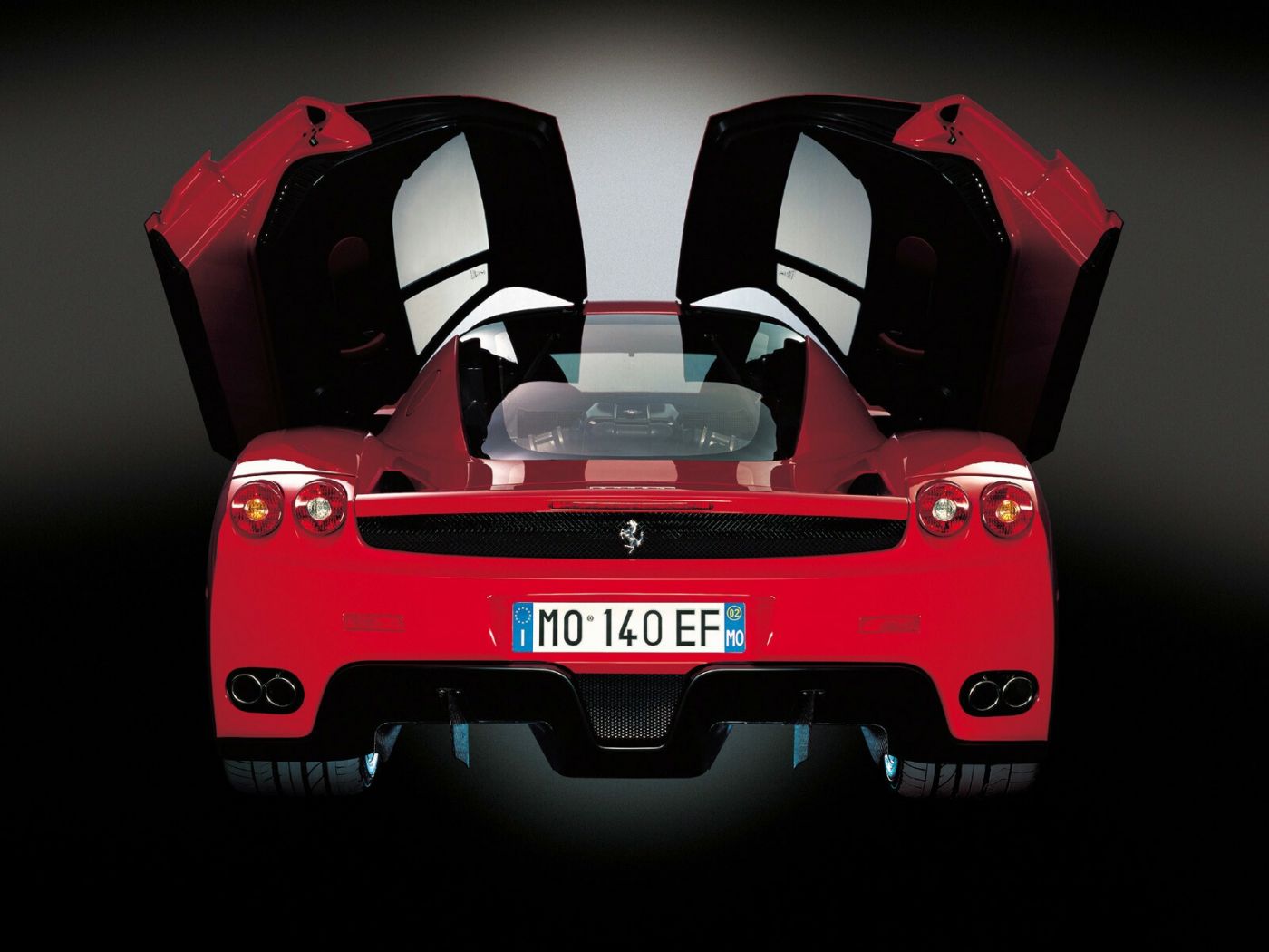 Enzo Rear View Doors Open Wallpaper 1400x1050