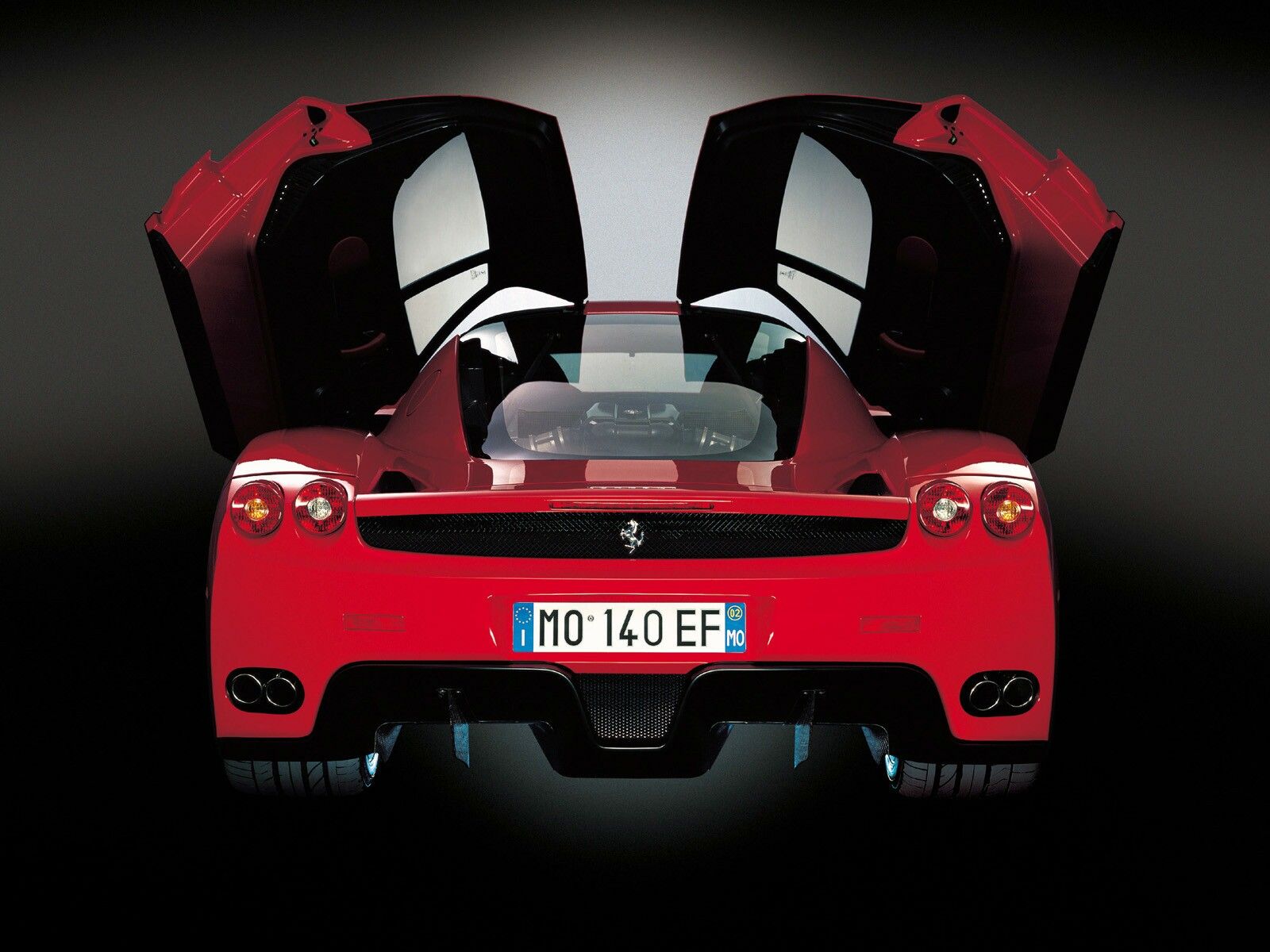 Enzo Rear View Doors Open Wallpaper 1600x1200