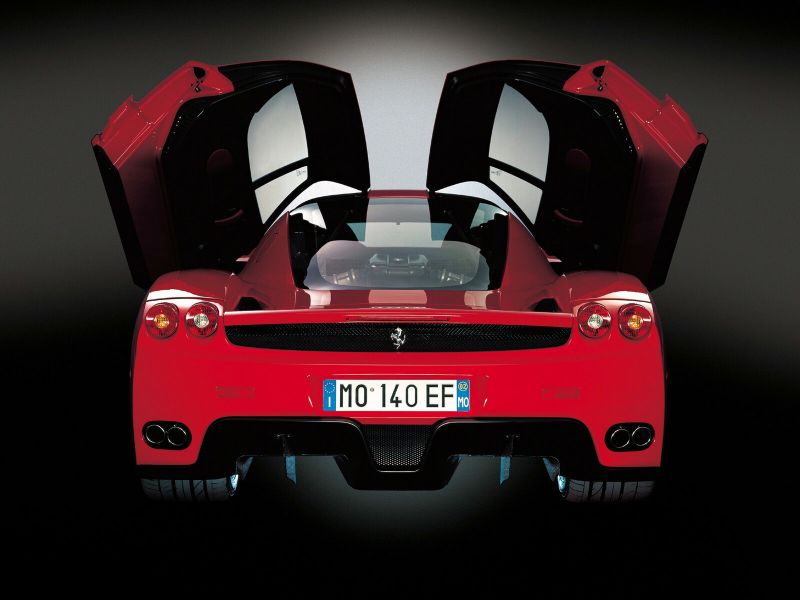 Enzo Rear View Doors Open Wallpaper 800x600