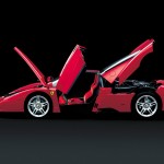 Enzo Side View Doors Open Wallpaper