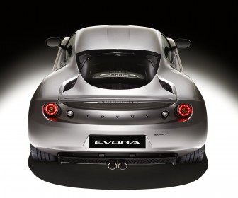 Evora Rear High Angle Wallpaper