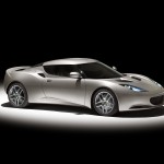 Evora Silver Side View Wallpaper