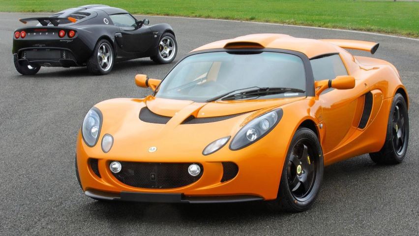 Exige Orange And Black Wallpaper 852x480