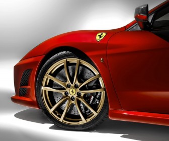 F430 Front Wheel Closeup Wallpaper