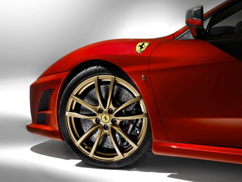 F430 Front Wheel Closeup Wallpaper 1024x768