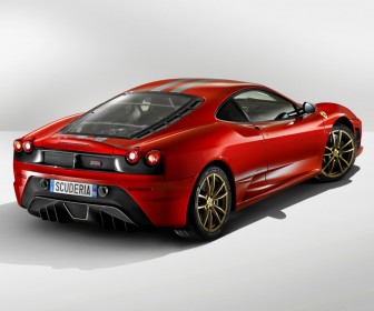 F430 Scuderia Rear Side View Wallpaper