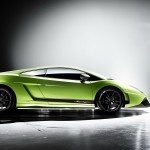 Gallardo Superleggera Side View Spotlight Wallpaper