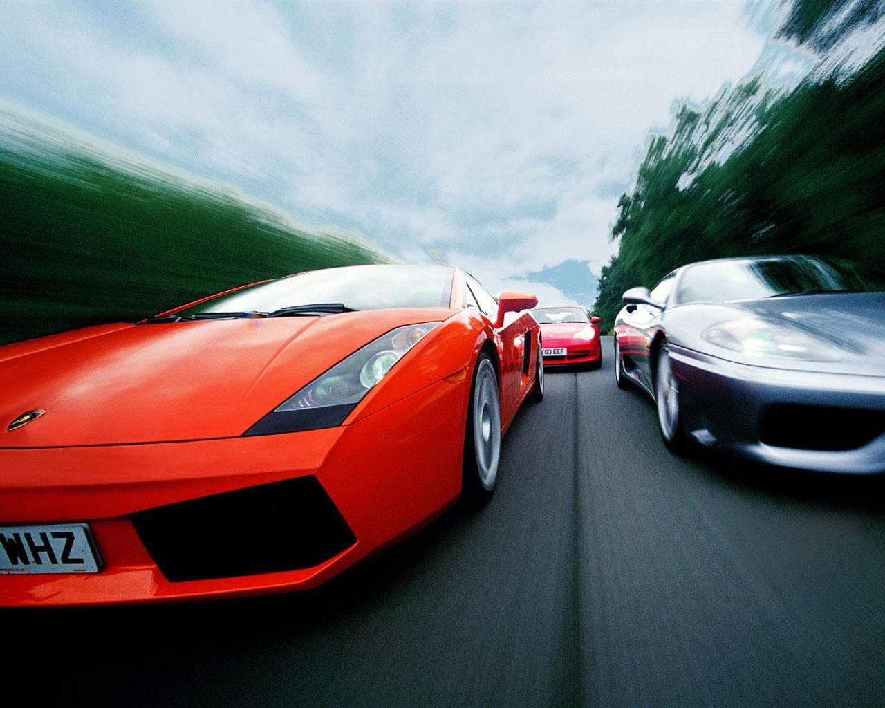 Lamborghini Vs Porsche And Ferrari Wallpaper 1280x1024