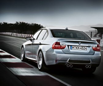 M3 Rear View Race Track Wallpaper