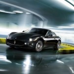 Maserati Gran Turismo Black Turning Wallpaper