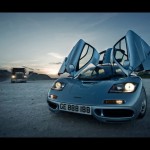 Mclaren F1 Front View Doors Open Wallpaper