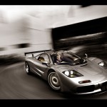 Mclaren F1 Silver Turning Wallpaper