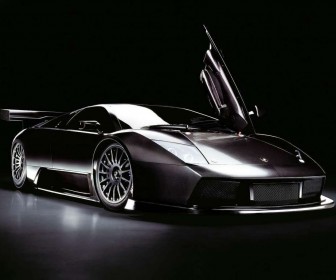 Murcielago R Gt Front Side Angle Wallpaper