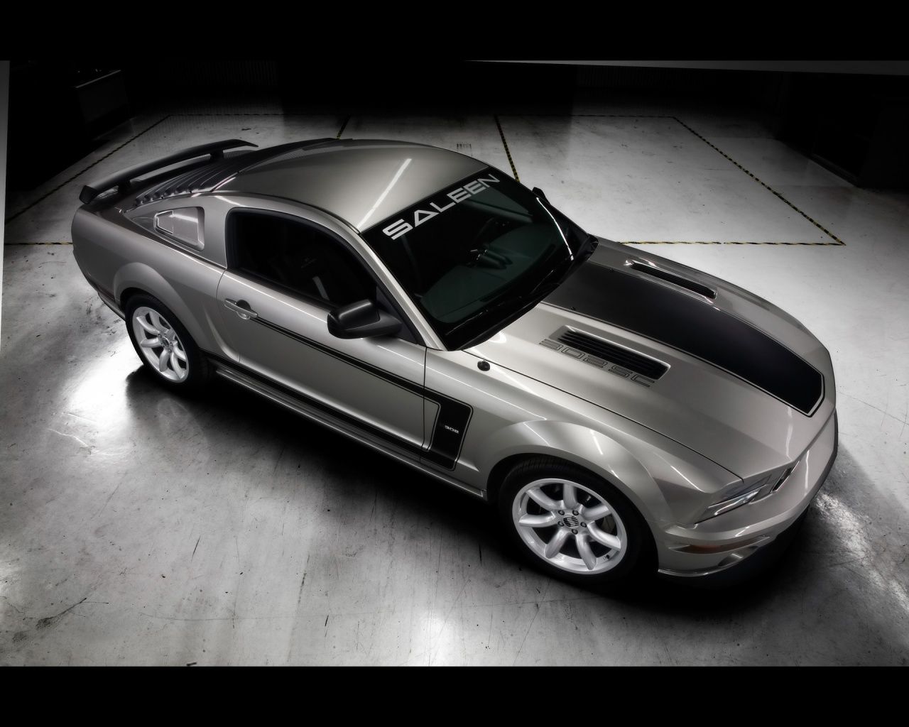 Saleen Mustang S302 Side High Angle Wallpaper 1280x1024