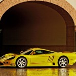 Saleen S7 Yellow Full Side View Wallpaper