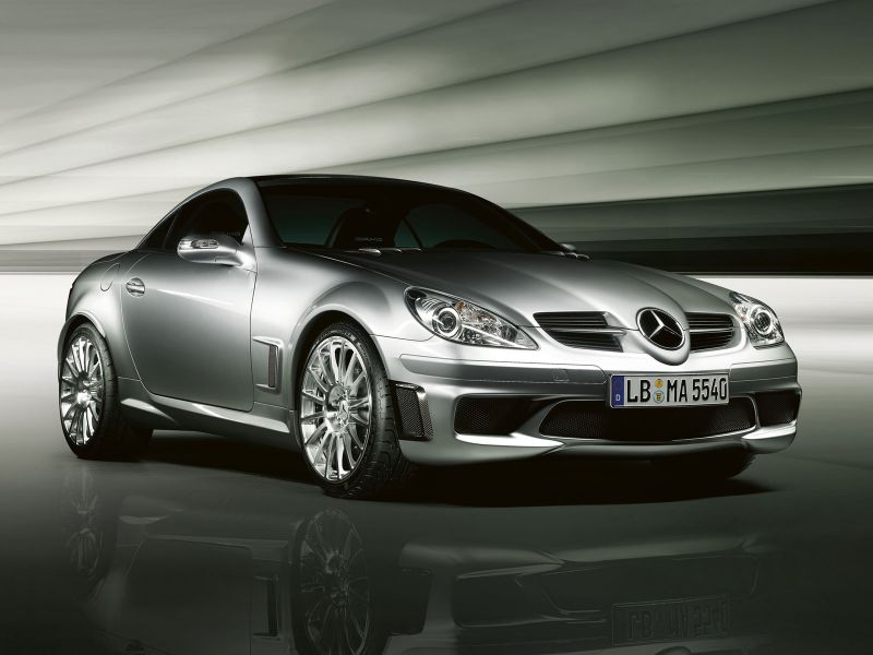 Slk 55 Amg Front Side View Wallpaper 800x600