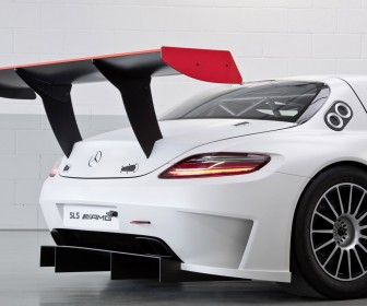 Sls Amg Rear Spoiler Wallpaper