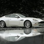 Vanquish V12 White Side View Wallpaper