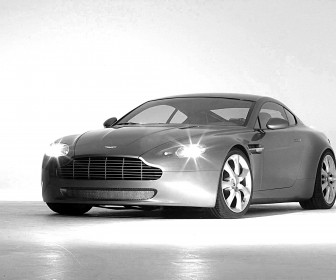 Vantage Monochrome Front Side Angle Wallpaper