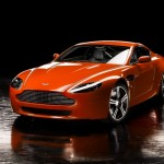 Vantage Orange Front Angle Wallpaper