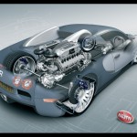 Veyron Engine Design Wallpaper