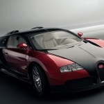 Veyron Red Black Front Angle Wallpaper