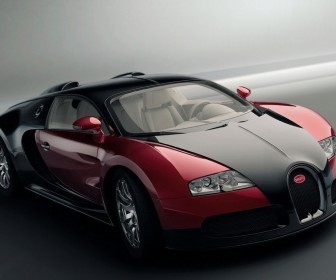 Veyron Red Black Front Angle Wallpaper