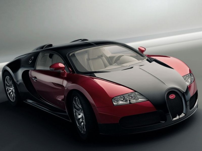 Veyron Red Black Front Angle Wallpaper 800x600