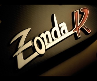 Zonda R Emblem Closeup Wallpaper